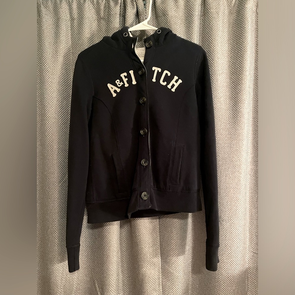 Abercrombie and Fitch Hooded Button Up Jacket